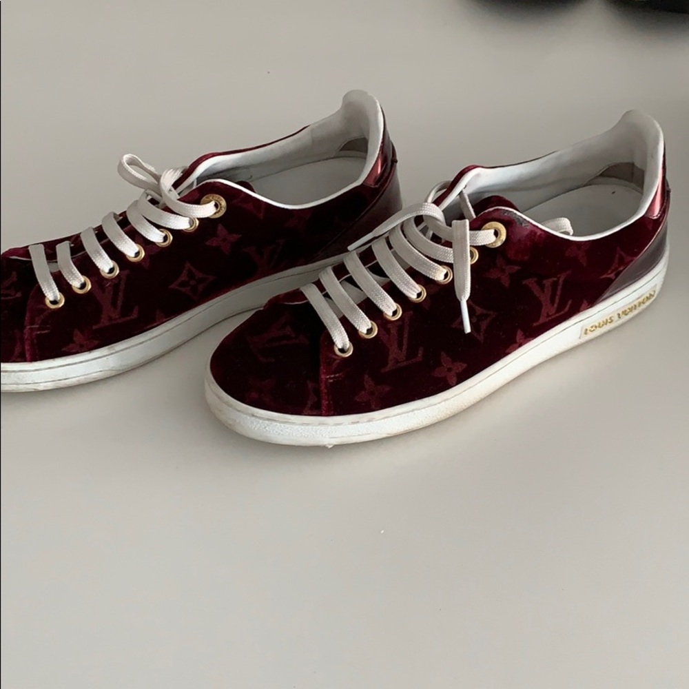 Louis Vuitton sneakers size 7 1/2 .